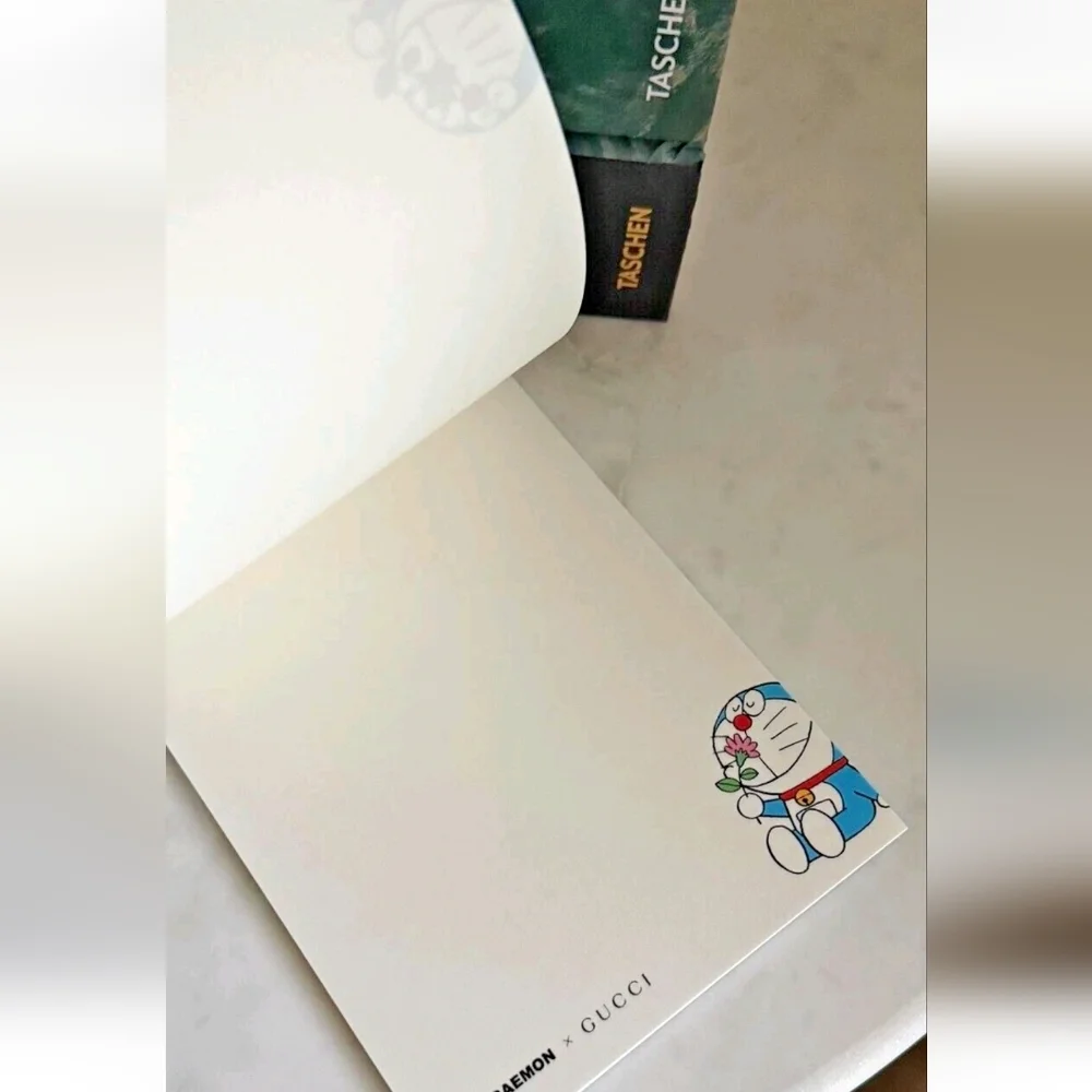 NEW Gucci X Doraemon Paper Notepad Limited Edition